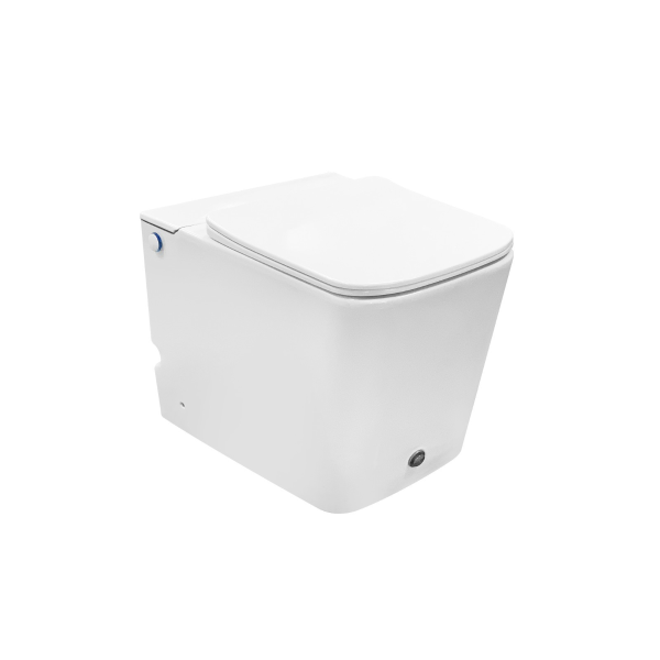 Унитаз приставной импульсный SANITECO A-380A IMPULS белый 590х360х410 мм