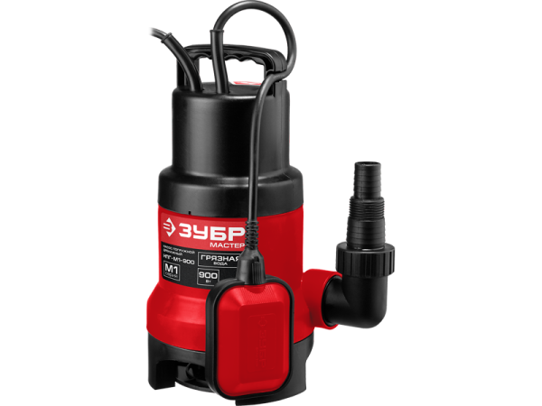 Насос погружной, ЗУБР НПГ-М1-900, дренажный для грязной воды