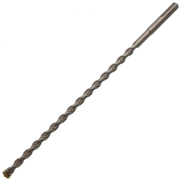 Бур по бетону, двойная спираль, Cobalt W-tip, 12x210 мм, SDS PLUS// Denzel