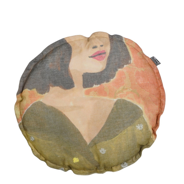 Подушка декоративная Lady green 40 см круглая 1132744