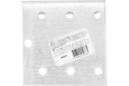 Крепежный уголок равносторонний, KUR 60x60x60 мм, Россия// Сибртех