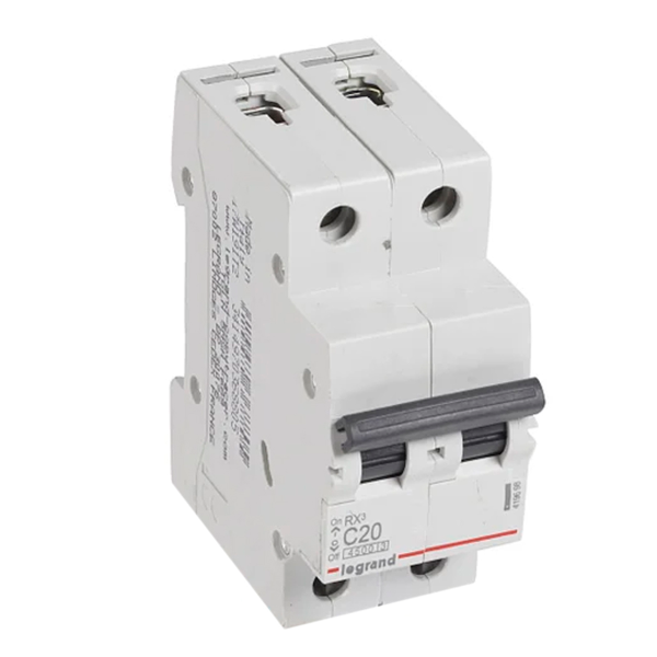 Автомат Legrand RX3 ВА 2Р С 20А 4,5ka 419698 Автомат Legrand RX3 ВА 2Р С 20А 4,5ka 419698