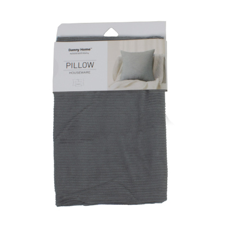 Наволочка на декоративную подушку DH 50х50 см серая CL04-02P