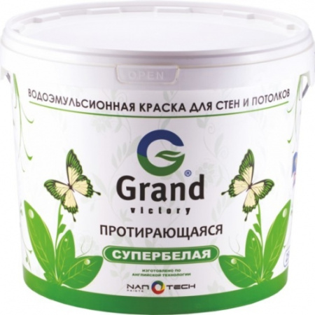 Краска "Grand Victory",  для вн. работ "Протирающаяся 101" 6,5кг