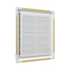 Решетка вентиляционная AIRVENT 442х402 регулируемая жалюзи пластик ERA