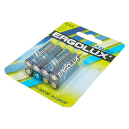 Батарейка мизинчиковая Ergolux Alkaline LR03 BL-8 14814