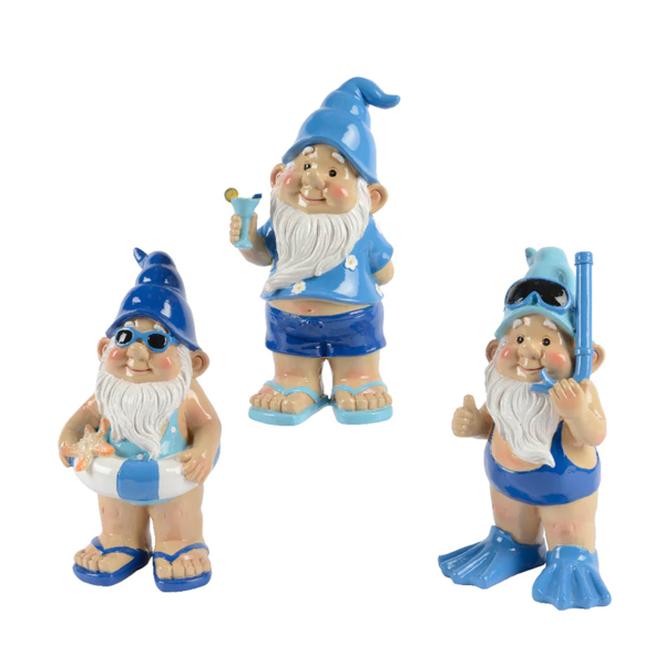 Фигурка садовая Гном 10х9,5х20 см 3 дизайна в ассортименте 858731 Kmg