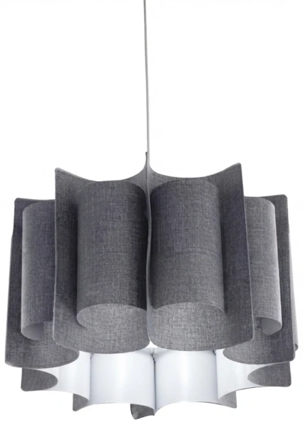 Люстра тканевая PFHD010-580 Mgrey, серо-льняной