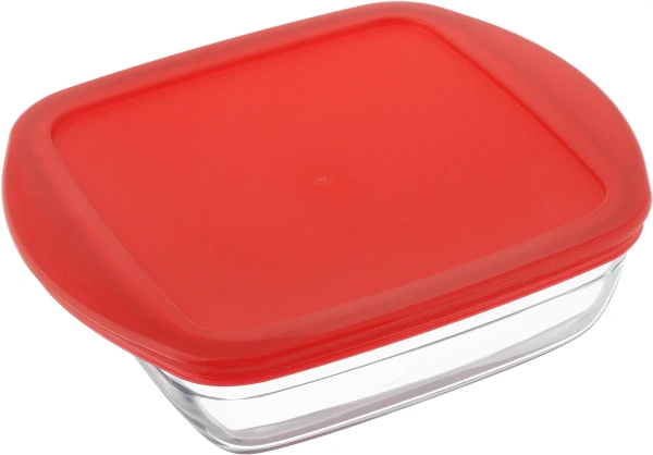 Блюдо O CUISINE 20x17x5.5см 1л квадратное с крышкой