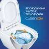 Комплект Cersanit CITY SMART CO DPL EO slim инсталляция VECTOR кнопка ESTETICA пластик черный матовы