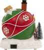 Декорация интерьерная Feeric Домик -шар Санты 19,5х18х22 см 208838