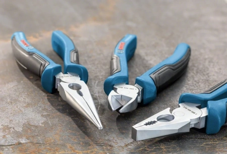 Набор плоскогубцев BOSCH 1600A016BG (комбинированные, длинногубцы, бокорезы)
