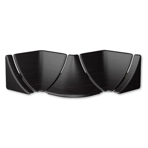 Комплектующие к плинтусу для столешницы "Идеал" (набор из 5 эл. во флоупаке), 302 Венге черный