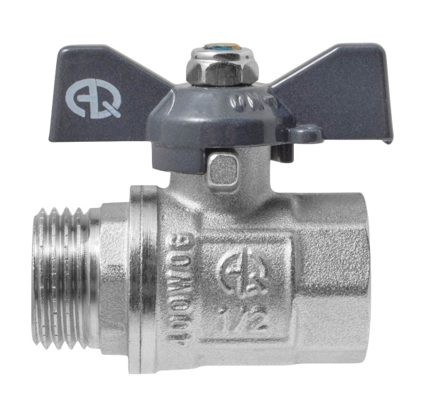 Кран шаровой 1/2" в/н бант, MP-У