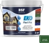 Краска резиновая трещиностойкая, суперэластичная, атмосферостойкая EKO Flexi Pro, зеленый 6 кг