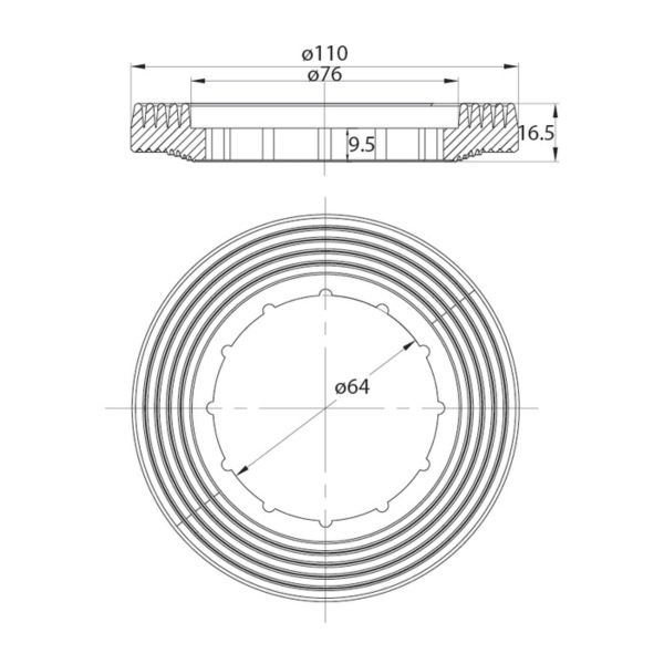 Арматура Iddis, 2-ур, ниж. подв. тип A арт.F012400-01K