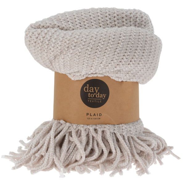 Плед 125х150 см шенил 4 цвета в ассортименте AAE820550 К