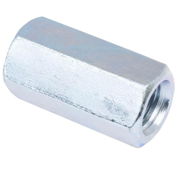 Гайка переходная DIN 6334 М16 (белый цинк 1 шт)