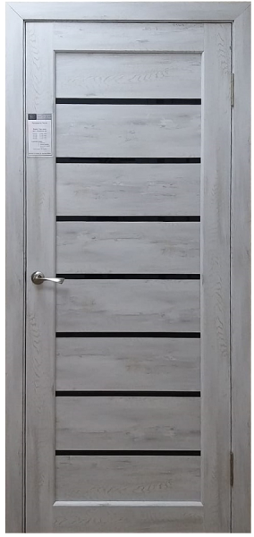 Дверное полотно Рада Линия Ель Альпийская ст.черн. 800мм