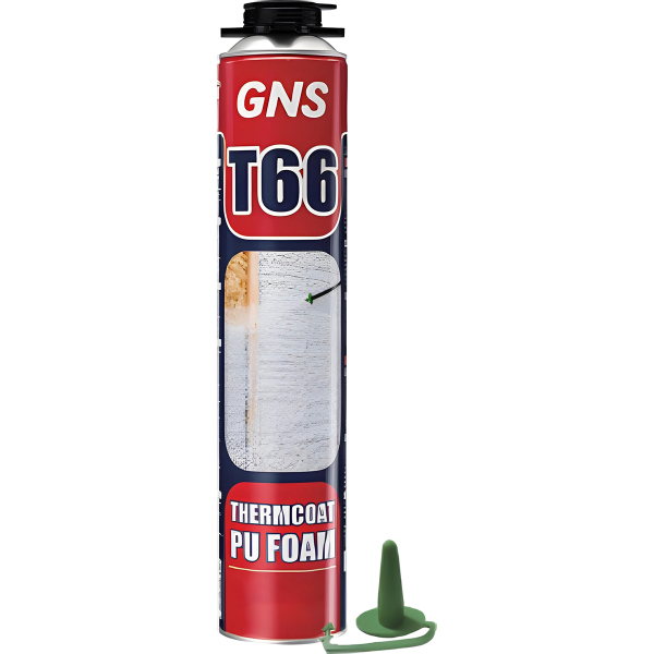 Напыляемый пеноутеплитель GNS T66 750 мл/900 г GUN TYPE Напыляемый пеноутеплитель GNS T66 750 мл/900 г GUN TYPE