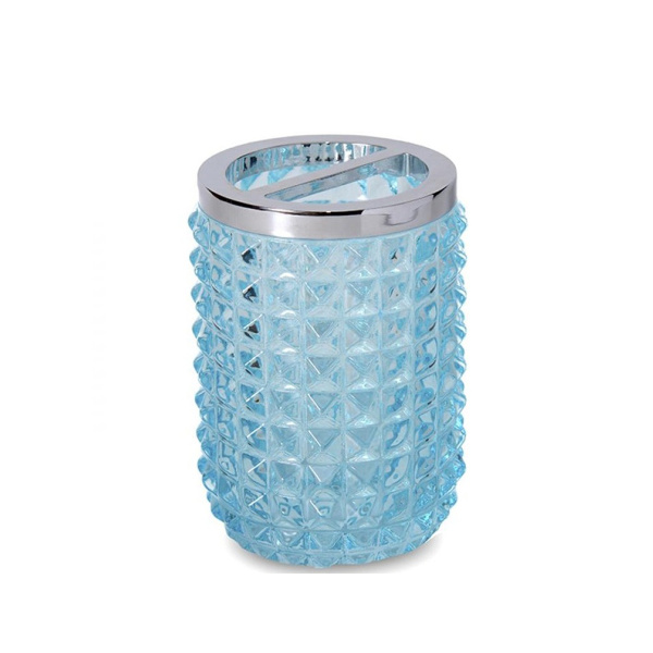 Подставка д/зубн. щеток стекло Бирюза GL0105A-TBH