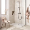Душевая система GROHE Vitalio Start 26677000 250 CUBE с термостатом настенного монтажа круглый
