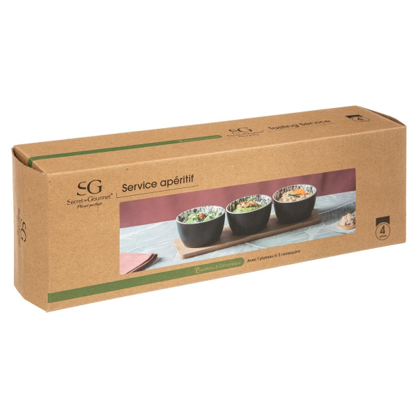 Набор для закусок SG  FLORAL APPETIZER SET 4 пр 176926