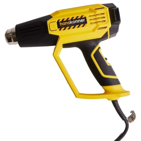 Фен технический Hanskonner HHG2023CD, 2300 Вт, 50/50-650C, 250-500л/мин, КЕРАМ., ЖК-дисп., кейс