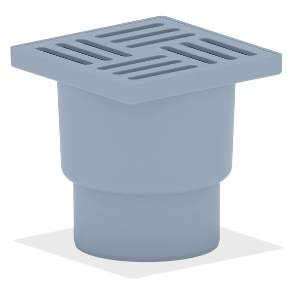 Трап Ани пласт ТА 1210 верт. d.110, нерег. реш.15*15 пласт.