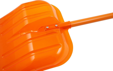 Лопата снеговая компактная с алюминиевым черенком, D-образной ручкой, ковш из поликарбоната, ELEMENT