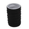 Набор для ванной комнаты Bathlux Black Wave (дозатор, 2 стакана, мыльница) 73155