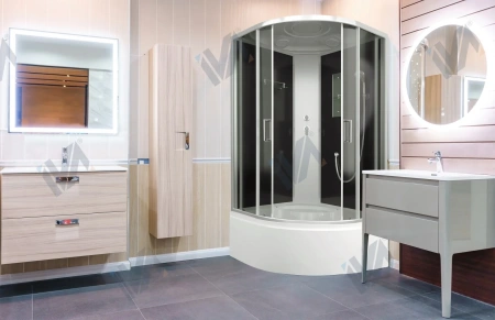 Душевая кабина IVA SC100CT 1000*1000*2150 высокий поддон, тонированное стекло