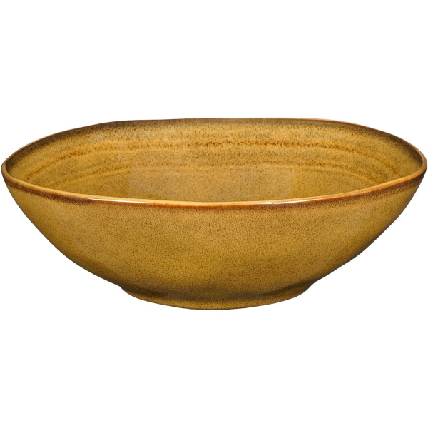 Тарелка суповая Mica охра 20 см керамика 1108298 Тарелка суповая Mica охра 20 см керамика 1108298