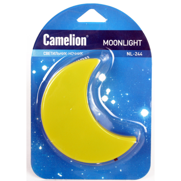 Ночник Camelion NL-244 "Месяц" (LED ночник с выкл, 220В) Ночник Camelion NL-244 "Месяц" (LED ночник с выкл, 220В)