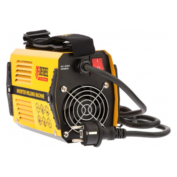 Аппарат инвертор. дуговой сварки DS-160 Compact, 160 А, ПВ 70%, диам.эл. 1,6-3,2 мм// Denzel Аппарат инвертор. дуговой сварки DS-160 Compact, 160 А, ПВ 70%, диам.эл. 1,6-3,2 мм// Denzel