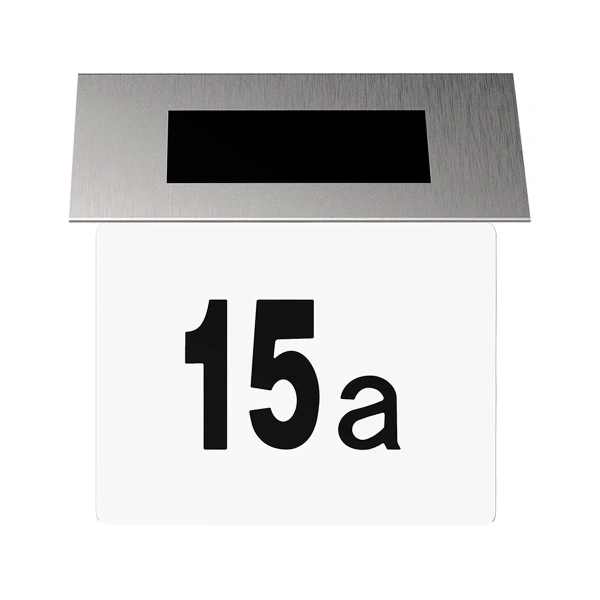 Номер дома Gauss LED Solar на солнечной батарее 6500К