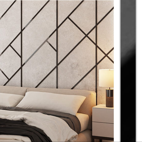 Полоса черный глянец 30мм