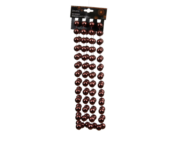 Гирлянда из бусин декоративных maroon 2,7 м 784 Kmg