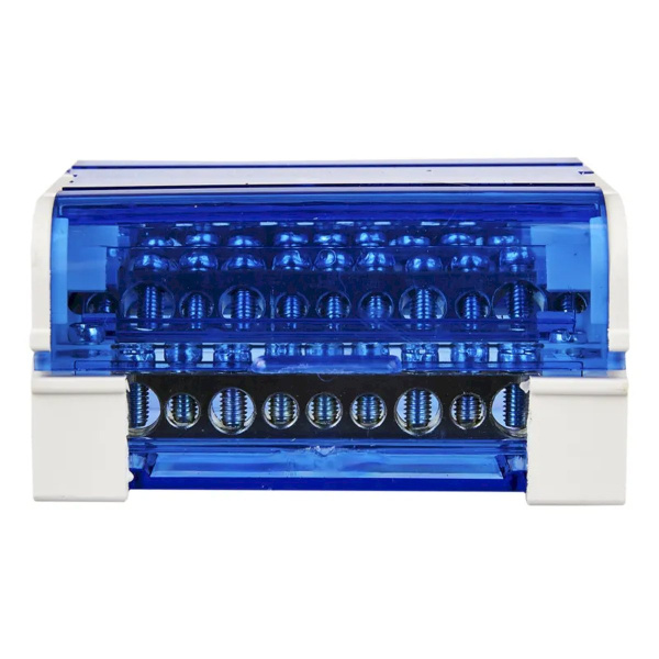 Шины на DIN-рейку в корпусе (кросс-модуль) ШНК 4х11 3L+PEN ИЭК YND10-4-11-125