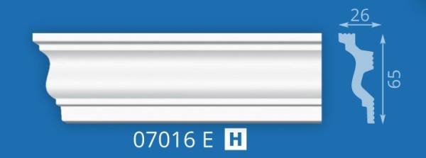 Плинтус потолочный 07016 Е (60) Плинтус потолочный 07016 Е (60)