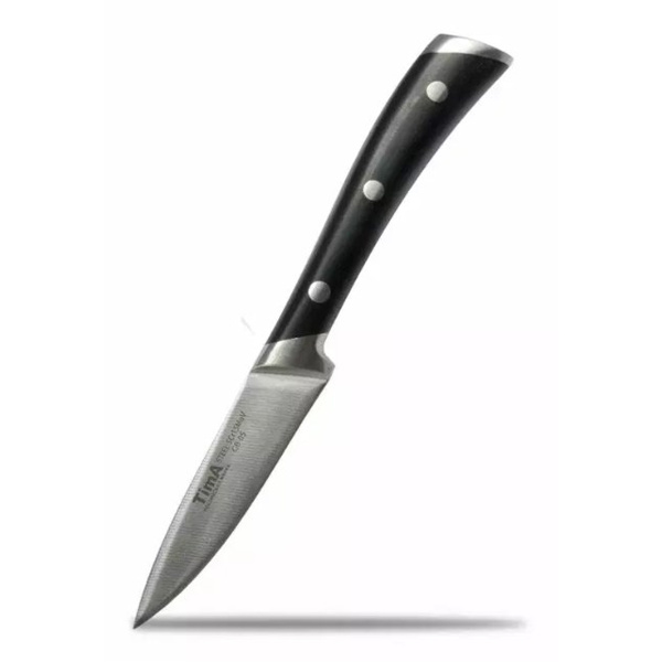 Нож для чистки овощей TimA GeoBlack 89мм GB-05 Нож для чистки овощей TimA GeoBlack 89мм GB-05