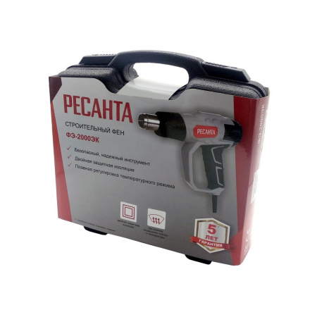 Фен строительный ФЭ-2000ЭК Ресанта