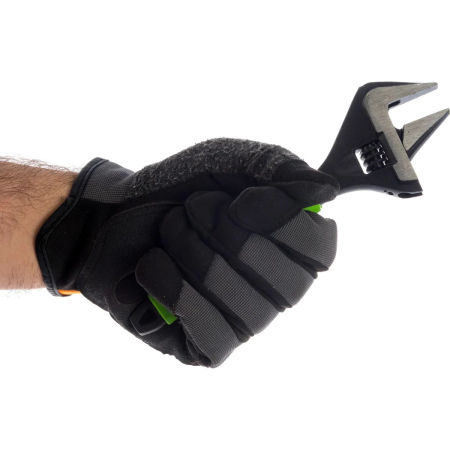 Ключ разводной, тонкие губки, фосфатированый, 200 мм, CrV// Сибртех