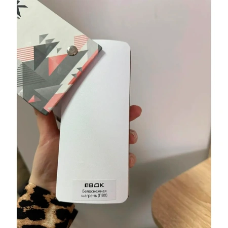 Коробочный брус ПВХ белоснежная шагрень 26*70 с упл.