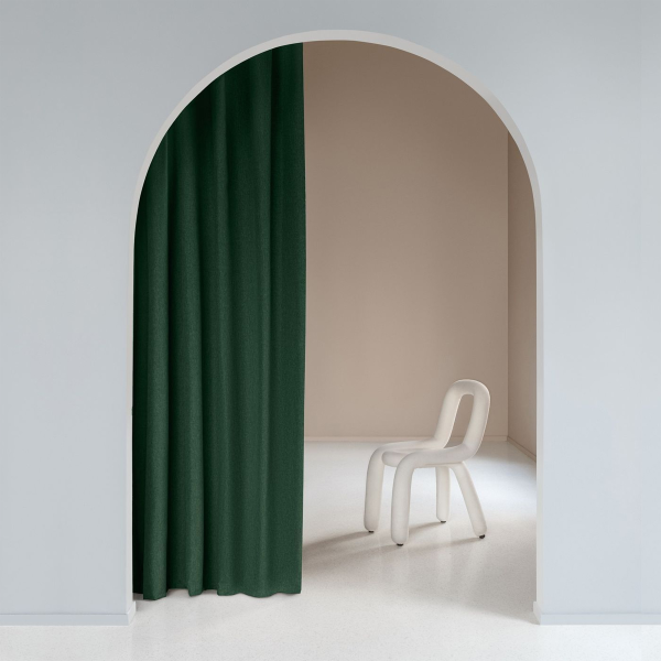 Штора портьерная Волшебная Ночь 200х270 см изумруд рогожка 791104