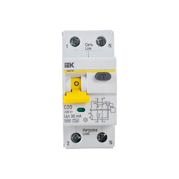 Автомат ИЭК УЗО  20А АВДТ32