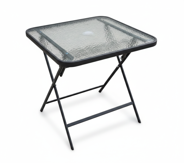 Стол стеклянный, складной 60х60х72 см, TX-1025 CN