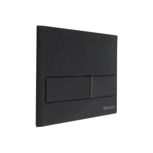 Кнопка BERGES для инсталляции NOVUM L5 Soft Touch черная