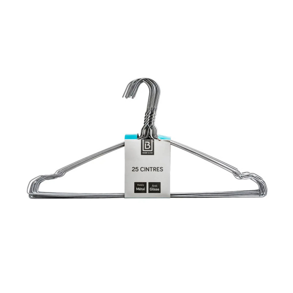 Набор вешалок 5Five металлические 25 шт 119401