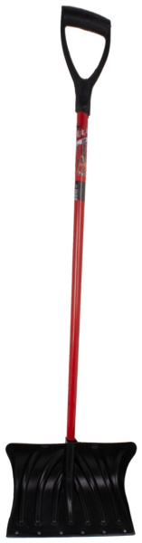 Лопата ЭКСПЕРТ 0192-6 снеговая, стальной черенок с рукояткой, 1300мм